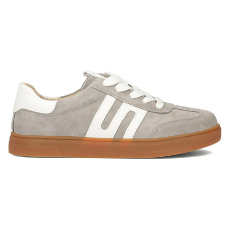 Filippo Sneakersy Damskie Skórzane Szare