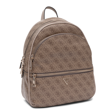 Guess Stylish Urban Women's Backpack with 4G Pattern Beige HWSG7118330-BEIGE