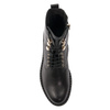 Marco Tozzi Black and Gold Leather Boots