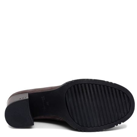 Maciejka Suede Insulated Block Heel Ankle Boots Platform Chocolate Brown K7700-02/00-7