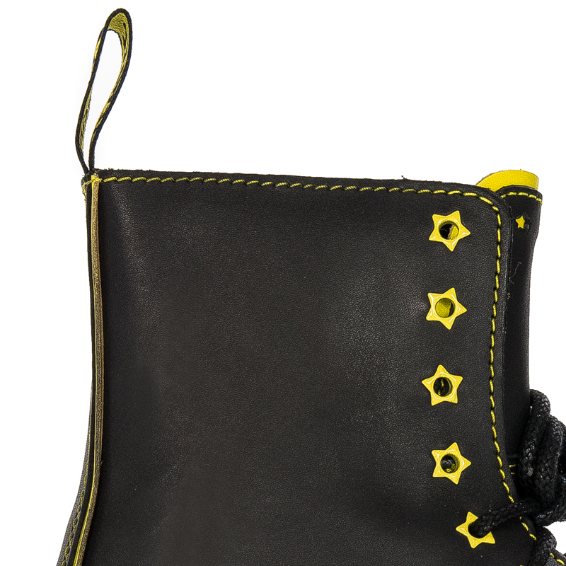 Dr. Martens Botki glany damskie skórzane Jadon II Star