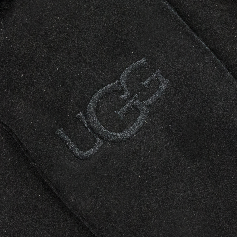 Rękawiczki UGG 20932 BLK w Shearling Embroider Mitten Black