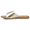 Filippo Women's Flip-Flops Gold