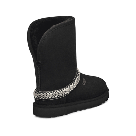 UGG W Classic Short Crescent Black 1161770-BLK