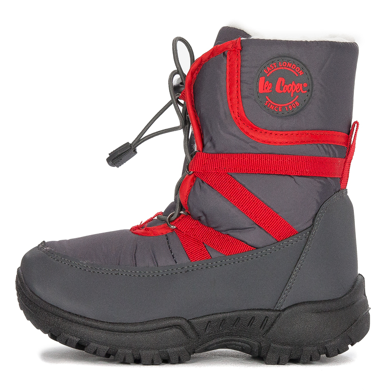 Lee Cooper Grey Boy's Snow Boots LCJ-21-44-1365K