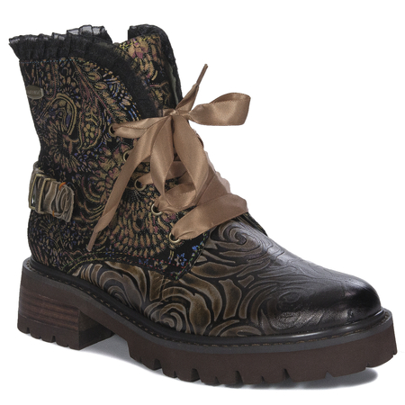 Laura Vita Women's Kouleo 47 Marron Leather Boots