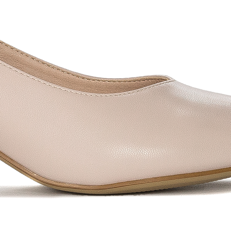 Sergio Leone PB177 Light Beige Pu Pumps