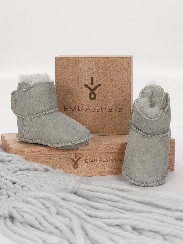EMU Australia Slate Baby Bootie B10310 Slate