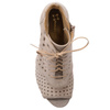 Maciejka Dark Beige Women's Lace-Up Boots