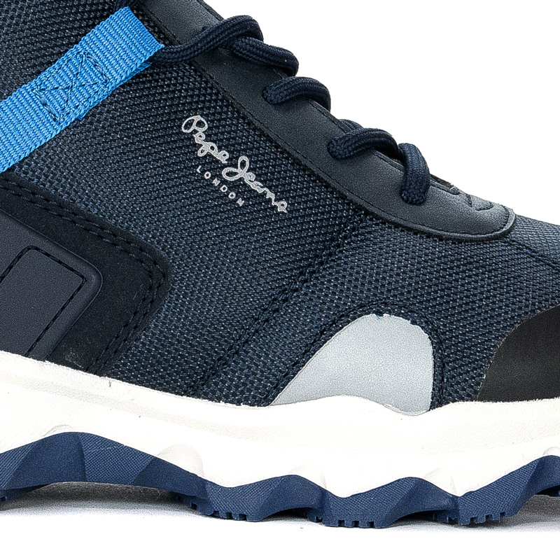 Sneakersy Pepe Jeans PBS50095 595 Navy Peak Trail Junior Granatowe