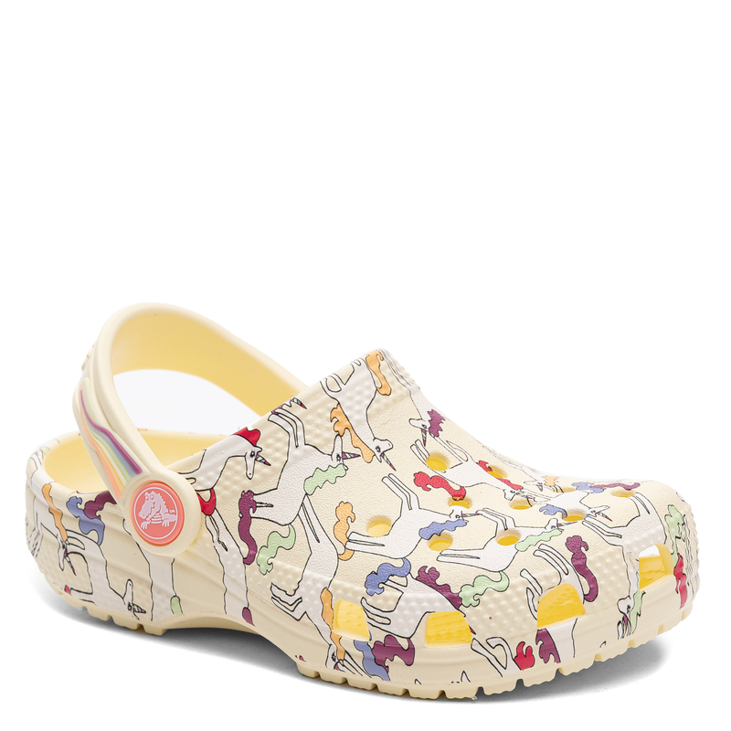 Crocs Classic I Am Unicorn Clog Sandały Klapki Dziewczęce Żółte 212515-7CJ