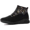 Rieker Półbuty sneakersy damskie Black czarne