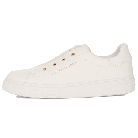 Tommy Hilfiger Damskie Sneakersy Białe Wsuwane
