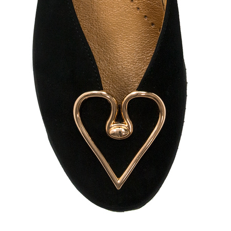 Maciejka 5315A-01/00-5 Black Suede Flat Shoes