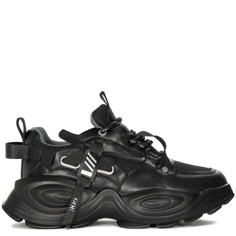 GOE Black Women's Sneakers