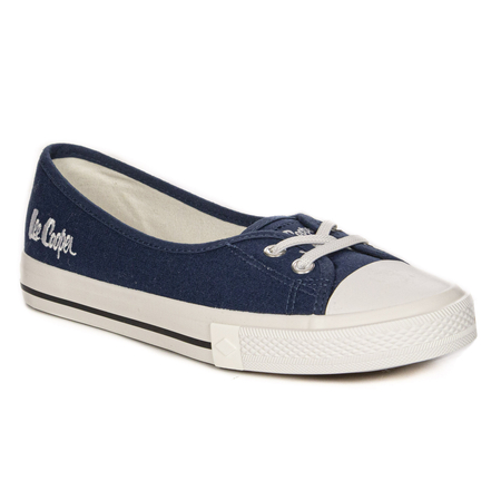 Lee Cooper Trampki damskie tenisówki wsuwane Navy granatowe