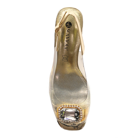 Sca'viola Women's Gold Sandals