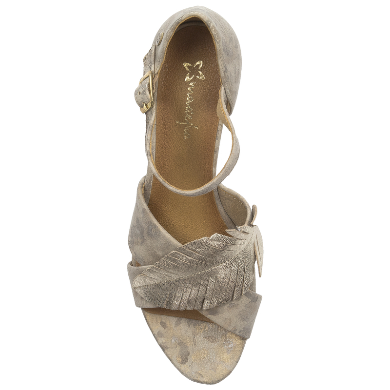 Maciejka Beige + Gold 06549-04/00-5 Sandals