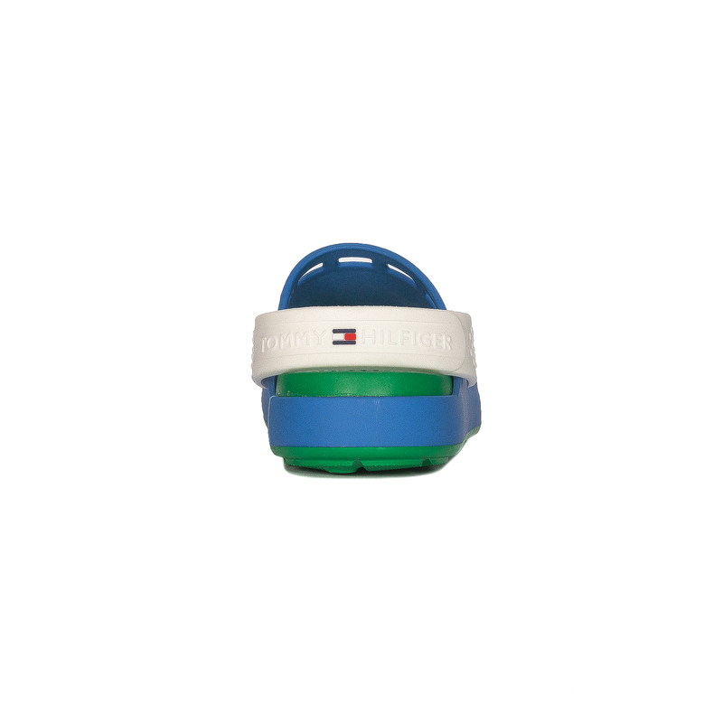 Tommy Hilfiger Kid's Slides Sky Blue White