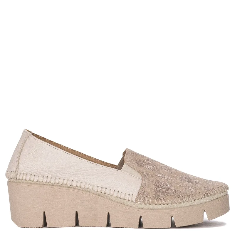 Maciejka 5814A-10/00-1 Beige Leather Low Shoes