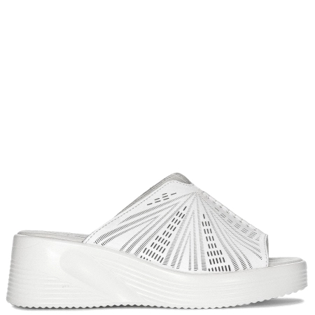 S.Barski Women's White Slides