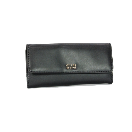 Guess Portfel damski Atene Slg duży Bla Black Czarny