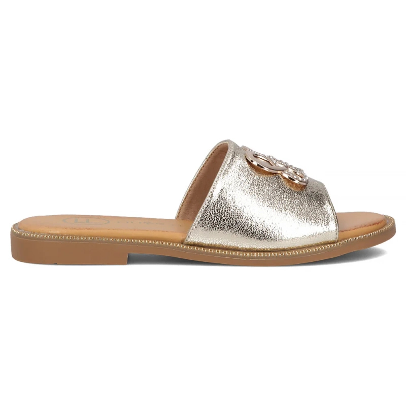 Filippo Women's Flip-Flops Gold