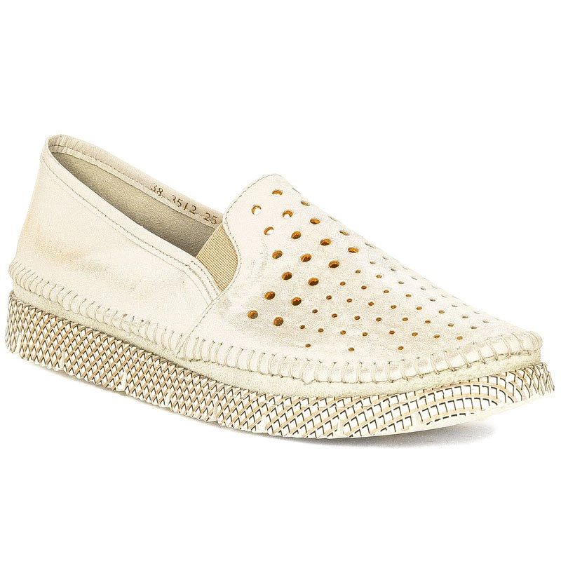Maciejka 3512B-25-00-0 Gold Flat Shoes