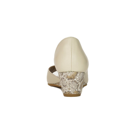 Maciejka 01304-53-00-1 Beige Gold Flat Shoes