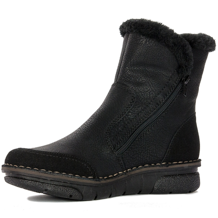 Rieker 73371-00 warned Black Boots