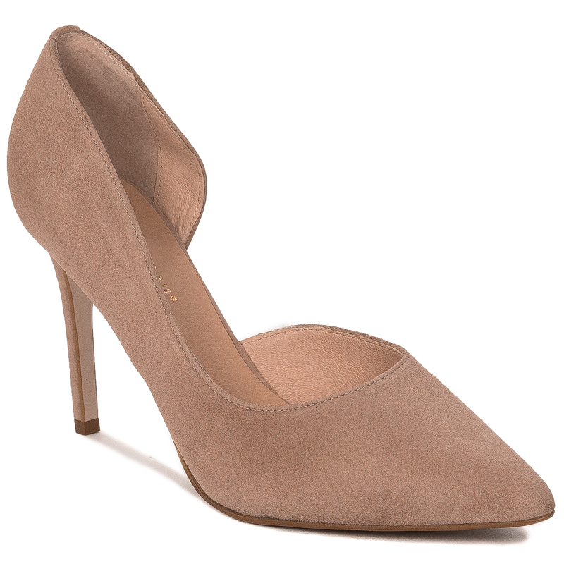 Visconi Women's Pink Leather Heels Pumps
