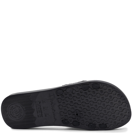 Ipanema Street Klapki Damskie z Plecionym Paskiem Czarne 83244-20766-BK