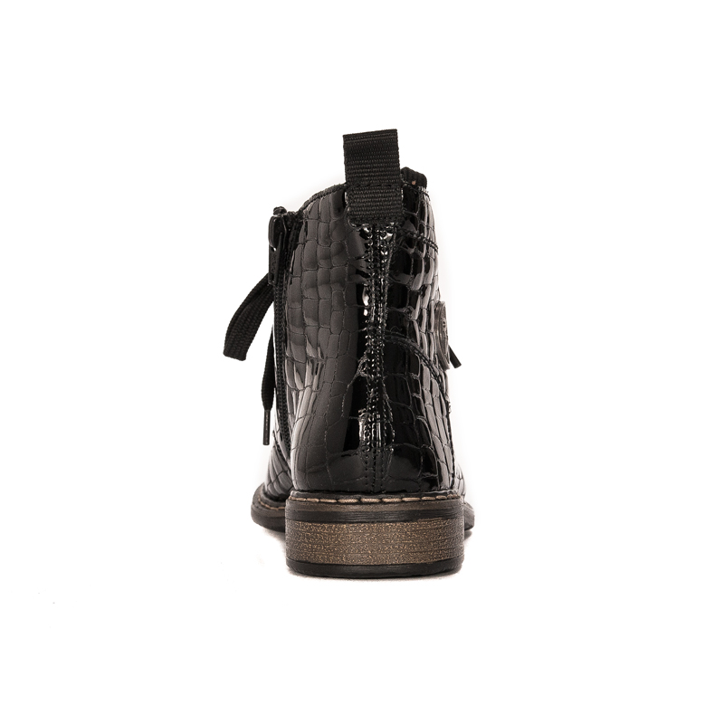 Rieker Black insulated Black leather boots