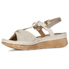 Maciejka Beige and Gold Sandals