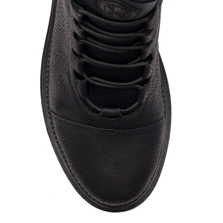 Rieker Y3163-00 Warned Black Boots