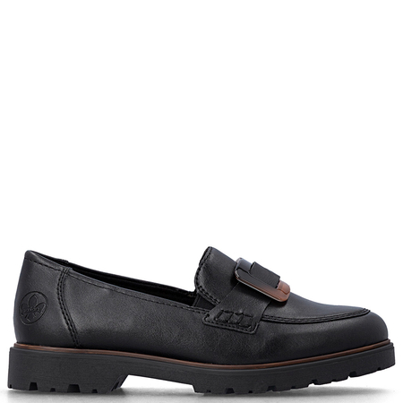 Rieker Półbuty Damskie Czarne 45553-00-BLK