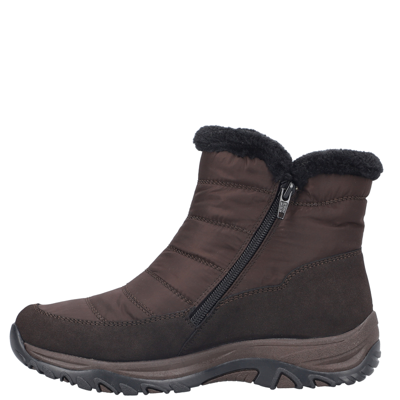 Rieker Wygodne Ocieplane Botki Damskie RiekerTex Brązowe M9670-25-BR