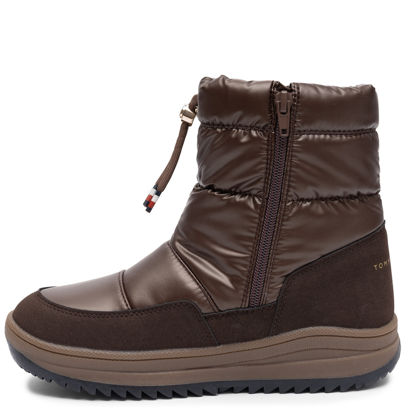 Tommy Hilfiger Śniegowce Wodoodporne Brązowe T3AD-35206