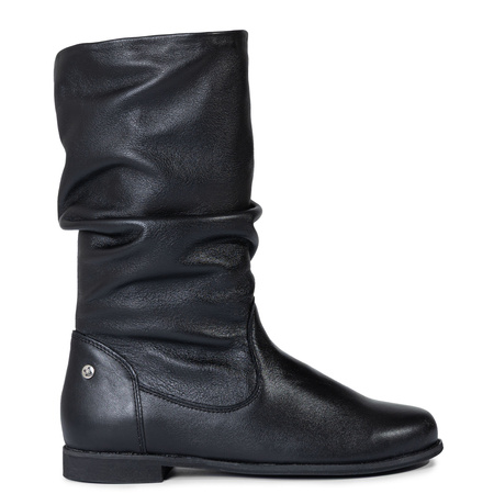 Maciejka Slouchy Boots Flat Black 05057-20/00-6