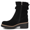 Filippo Suede Ankle Boots Warm Lined Black DBT6402-25-BK