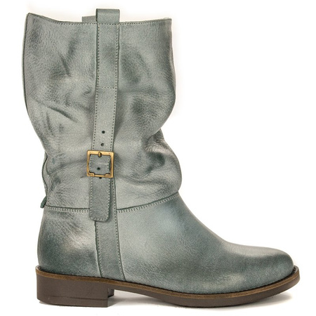 Maciejka 03954-09-00-0 Gray Knee-high Boots