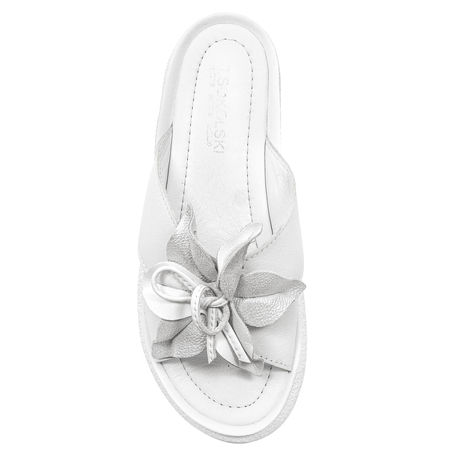 T.Sokolski Women's White Slides
