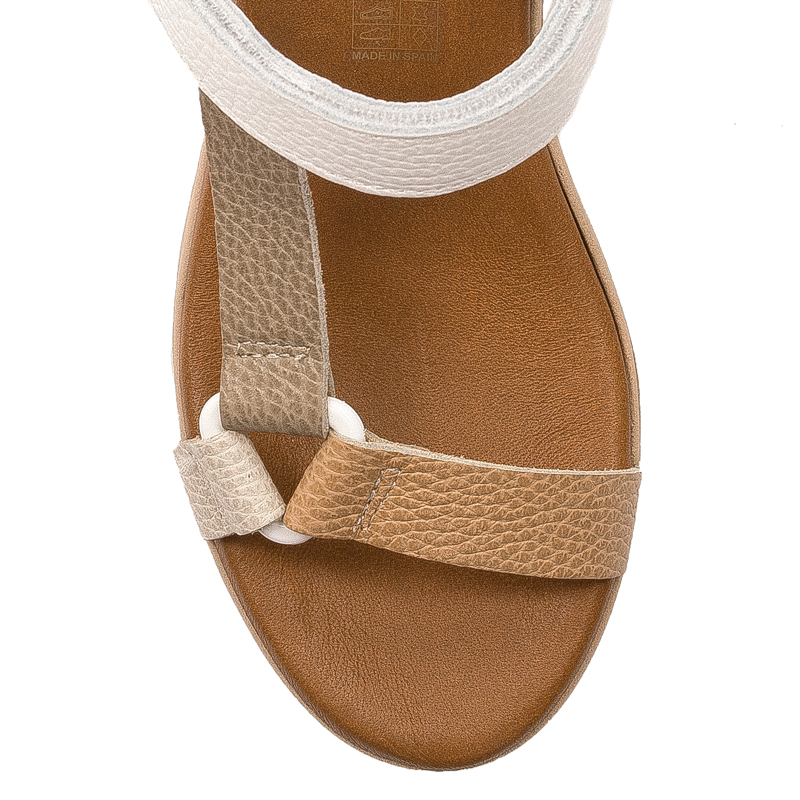 Maciejka Navy Blue Leather Sandals