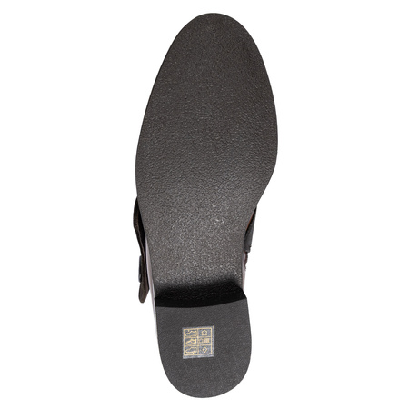 Maciejka Asymetryczne Botki Zamszowo-Skórzane Brązowe H7172-29/00-7