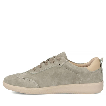 Filippo Skórzane Półbuty Damskie Zamszowe Khaki DP7508-26-KH