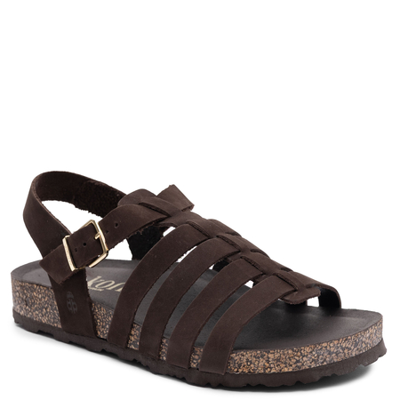 Yokono Jerba Leather Sandals Brown JERBA-260-NOB-MAR