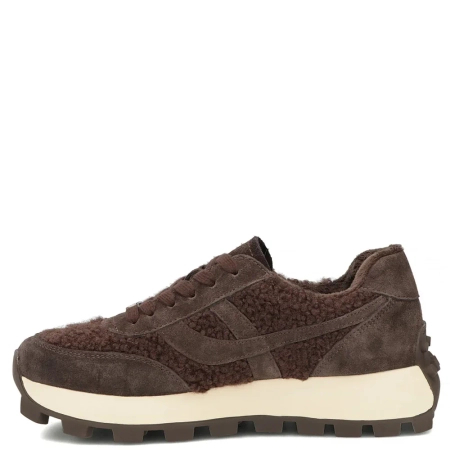 Filippo Skórzane Sneakersy Damskie Brązowe DP8001-26-D-BR