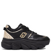 Liu Jo Sneakersy Damskie Na Platformie Black Light Glitter