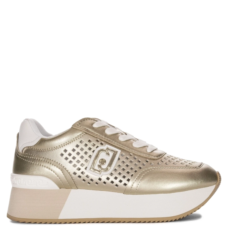 Liu Jo Sneakersy Damskie Na Platformie Złote