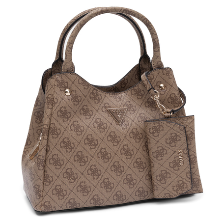 Guess Torebka Damska Do Ręki I Na Ramię Elegancka Beżowy SG248422-LATTE LOGO